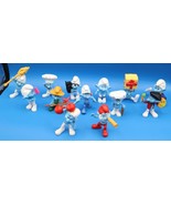 Lot of 13  Smurfs Figures Figurines Peyo Mc Donalds  2011 - $27.94