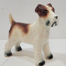 Vintage Fox Terrier Ceramic 4 1/2&quot; Figurine - £11.76 GBP