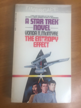 1981 Star Trek The Entropy Effect 1st Ed Paperback -- Signed by Author McIntyre - £21.20 GBP