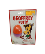 VINTAGE TOYS R US GEOFFREY SILLY PUTTY NON TOXIC LARAMI NEW IN PACKAGE .... - £51.79 GBP