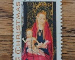 US Stamp Memling National Gallery Christmas 5c Used Vertical Wave Cancel... - $0.94