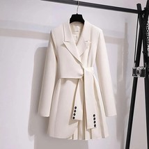 Fashion Trench Coat Women 2022 New Spring Autumn Windbreaker Coat Female Black W - £117.99 GBP