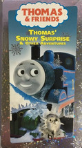 Vhs Thomas Friends-Thomas Snowy Surprise (VHS,2003)TESTED-SHIPS N 24 HOURS-RARE - £13.33 GBP