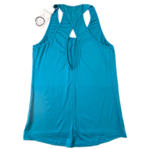 ICTIVE Racerback Workout Tank Top Womens size Small Open Back Teal Green - £17.58 GBP