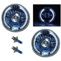 55 56 57 Chevy Halogen Projector Headlight Bulbs Crystal Clear White LED... - £47.36 GBP