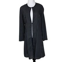 Wild Rose Women&#39;s Long Sleeve Open Front Cardigan Black &amp; White Size 8 1... - €11,05 EUR