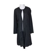 Wild Rose Women's Long Sleeve Open Front Cardigan Black &amp; White Size 8 1... - €11,05 EUR