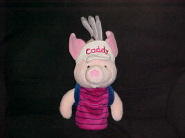 11&quot; Disney Caddy Piglet Plush Golf Headcover Holding Golf Clubs Winnie T... - $83.65 CAD