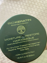 BioKeratin Botanical Collection Moisture Restore Hair Masque 16.9 oz. NEW - £22.58 GBP