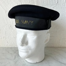 U.S. Navy Beret  Wool Hat Vintage World War II Military Signed Dickey Si... - $61.70