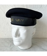 U.S. Navy Beret  Wool Hat Vintage World War II Military Signed Dickey Si... - €52,82 EUR