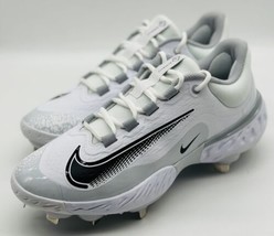 NEW Nike Alpha Huarache Elite 4 Low Metal Baseball Cleats FD2745-100 Men’s Sz 7 - £36.99 GBP