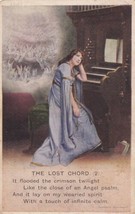 The Lost Chord It Flooded The Crimson Twilight Bamforth Postcard C47 - £2.35 GBP