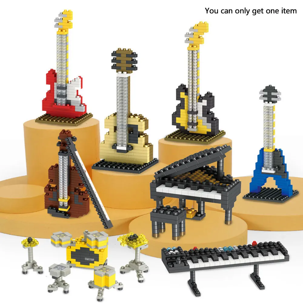 Build Your Own Mini Musical Instrument: Piano or Guitar or Keyboard or Bass or - £7.38 GBP+