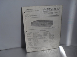 Fisher FVH-4000/  4100     Original Service Manual - £1.55 GBP