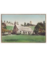 GLENDALE CA, WEE KIRK O'HEATHER, FOREST LAWN c1940s hand colored photo postcard - £3.08 GBP