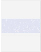 EGP Essential Blank Business Check with Blue Marble Background, 8 1/2&quot; x 11&quot;, 50 - £45.79 GBP