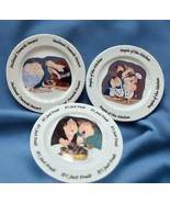 3 ERIKA OLLER Plates HOUSE OF PRILL Towards dessert Kitchen People Just ... - $29.65