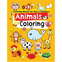 Coloring Books for Kids &amp; Toddlers: Animals coloring - £12.20 GBP