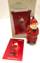 HALLMARK Kris Kringle Santa 2003 Vintage Christmas Ornament - £7.78 GBP