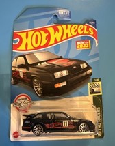 Hot Wheels 87 Ford Sierra Cosworth 33/250 New/Sealed Black - £4.40 GBP