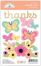 Doodlebug Doodle Cuts-Butterfly Wishes, Hello Again DB8186 - £22.43 GBP
