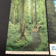 Pacific Northwest Postcards Vtg Scallop Edge Picture Lot Of 2 - £4.65 GBP