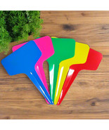 SRN 5 Colors Mix T-Shaped Plant Labels Row Marker Stake Reble Waterproof... - $11.23