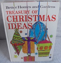 Vintage Treasury Of Christmas Ideas Better Homes And Gardens Hardcover 1966 Book - £13.39 GBP
