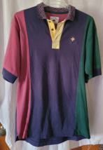 Men&#39;s Three Button Pullover Cutter &amp; Buck Shortsleeve Shirt Casual La Qu... - $16.99
