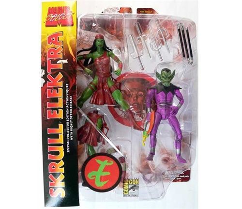Primary image for Marvel Select: Skull & Elektra 2-Pack Action Figure SDCC 09 Exclusive NEW!