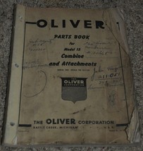 Oliver Parts Book for Model 15 Combine &amp; Attachments Serial No. 28623 to... - £29.78 GBP