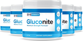 (5 Pack) Gluconite Powder Advanced Extra Strength Formula Gluconate Mix Tea - $216.71