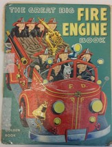 Vintage 1950 Big Golden Book - The Great Big Fire Engine Book - Hardcover - £8.63 GBP