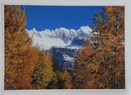 Postcard Glacier National Park Snow Cap Mountains 1991 Montana A1 - £4.33 GBP