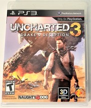 Uncharted 3: Drake&#39;s Deception Playstation 3 PS3 Complete w/ Manual  - £4.66 GBP