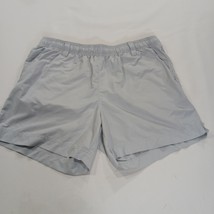 Columbia Women’s Light Gray Elastic Waist Drawstring Shorts Size L (32×6) image 13