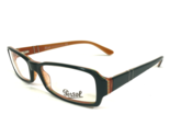 Persol Eyeglasses Frames 2859-V 788 Dark Green Orange Rectangular 51-16-135 - £73.89 GBP