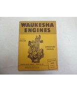 Waukesha Motore Modell 148-DK Betreiber Geschäft Manuell Service Fabrik ... - $1,049.26 MXN