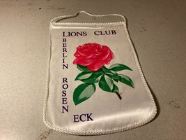 Lion Club International Berlin Bosen Eck Banner Flag 9 x 7 inches - £19.66 GBP