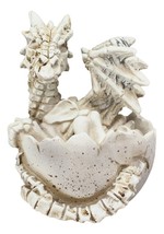 Ebros 4.5&quot; Long Skeleton Bone Wyrmling Dragon Hatchling From Egg Statue Figurine - £15.12 GBP