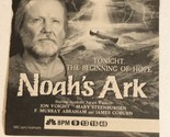 Noah’s Ark Tv Guide Print Ad Jon Voight James Coburn F Murray Abraham TPA17 - £4.67 GBP