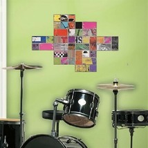 The Art of Board Squares Giant Peel and Stick Wall Decals Stickers NEW SEALED - £11.52 GBP