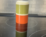 Tupperware Shakers Salt Pepper Vintage Orange Green Stackable 4 Pieces 1... - $9.89