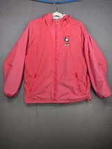 VTG 2000s Disney Mickey Mouse Jacket Mens Medium Red Full Zip 00s - $14.01