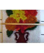 Vintage Latch Hook Rug Wall Hanging – Orange Poppy Flowers, 1970s Retro ... - €29,15 EUR