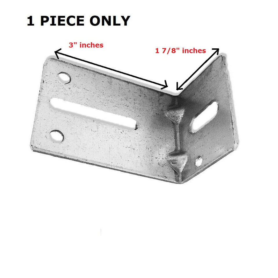 Garage Doors JB-4 Track Jamb Bracket Size #4 Size 1 7/8&quot; x 3&quot; Vertical T... - $7.15