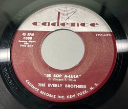 The Everly Brothers Be Bop a Lula / When Will I Be Loved Rockabilly 45 Vinyl - £7.86 GBP