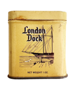 1960-70s Kentucky Club London Dock Tobacco Tin West Virginia Vintage E61 - $27.42 CAD