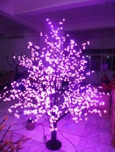 6ft 1024pcs LEDs Purple Cherry Blossom Tree Outdoor Wedding Garden Holid... - $450.50
